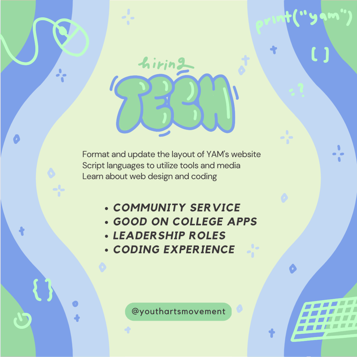 now hiring application in bio